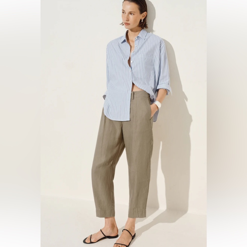 AYR The Bam Pant in Desert Cities Irish Linen